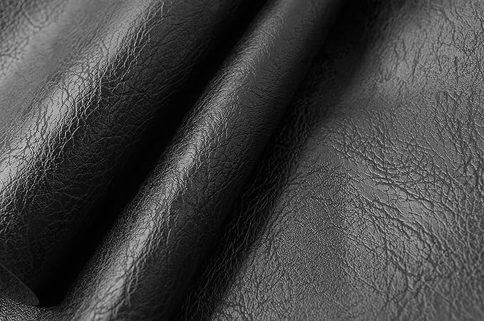 Wento Thick 3 Yard Faux Leather Fabric Soft Skin Grain PU Leather Fabric - Image 2