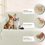 Arfntevss Stretch Sectional Couch Covers L Shaped Corner Sectional Sofa Cover - Image 3