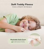 Welzona 83" Couches for Living Room, Teddy Sofa Couch, Comfy Sofas for Living - Image 4