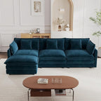 mikibama Modular Sectional Sofa, 111.5 Inch L Shaped Couch Set - Image 8