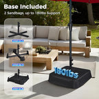 SUPERJARE 15FT Outdoor Patio Umbrella - Image 4