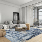 10x14 Area Rugs Washable Rug: Modern Abstract Living Room Rug Soft Anti-Skid - Image 3