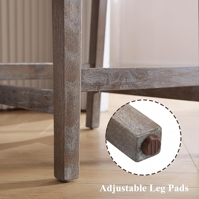 27" Woven Rope Counter Stools Set of 4 - Image 8
