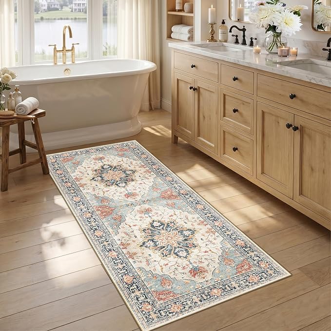 RELEANY Area Rugs 2'6"x5' Runner Rug Non Slip Washable by RELEANY