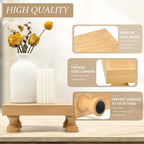 EOSAHR Modern Farmhouse Wood Riser - Image 5