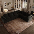 Novilla 133.8" Modular Cloud Couch, Modern Sectional Sofa by Novilla