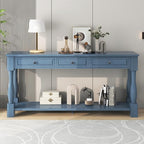 Knocbel 64 Inch Long Antique Entry Console Table - Image 3