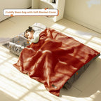 MAXYOYO 3 in 1 Kids Bean Bag Chair Couch, Convertible Chair Folds from Bean Bag - Image 6
