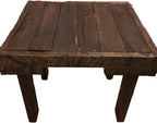 Reclaimed Pallet Wood End Table by Unknown