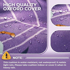Outdoor Chaise Lounge Chair Cushion Set of 4, Waterproof 74.4 x 22 x 4.7 Inches - Image 7