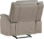 Lexicon Manual Recliner Chair, Polished Microfiber Reclining Sofa Chair - Image 15
