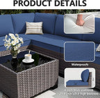 ALAULM 7 Pieces Patio Furniture Set - Image 4