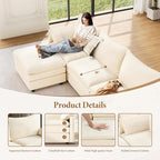 Vesgantti Large Modular Sectional Sofa, Big Comfy Cloud Couch - Image 4