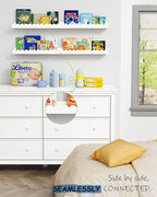 Harwaya Scalloped Nursery Floating Shelves - Image 5