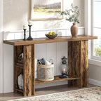 FOLUBAN Console Table for Entryway, Farmhouse Sofa Table by FOLUBAN