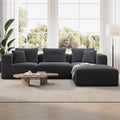 Novilla 106" Modular Sectional Sofa, Modern Cloud Sectional Couch by Novilla