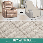 Foxdecor Recliner Chair Covers, Recliner Cover Non-Slip Chair Covers, Washable - Image 4
