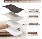 KING MOUNTAIN Leather Repair Patch, 12 x 60 Inches self Adhesive Leather Repair - Image 3