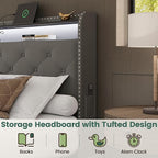 LARMACE Queen LED Bed Frame - Image 8
