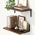 Fun Memories Deep Floating Shelves, 16W x 8D Floating Shelves Set of 2 by FunMemories