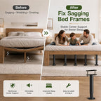 6Pcs Bed Frame Support Leg, Adjustable 14" to 23.6", Increase Under-Bed Storage - Image 3