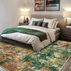 RELEANY Washable Area Rugs 10'x14 Non-Slip Modern Abstract Soft - Image 2
