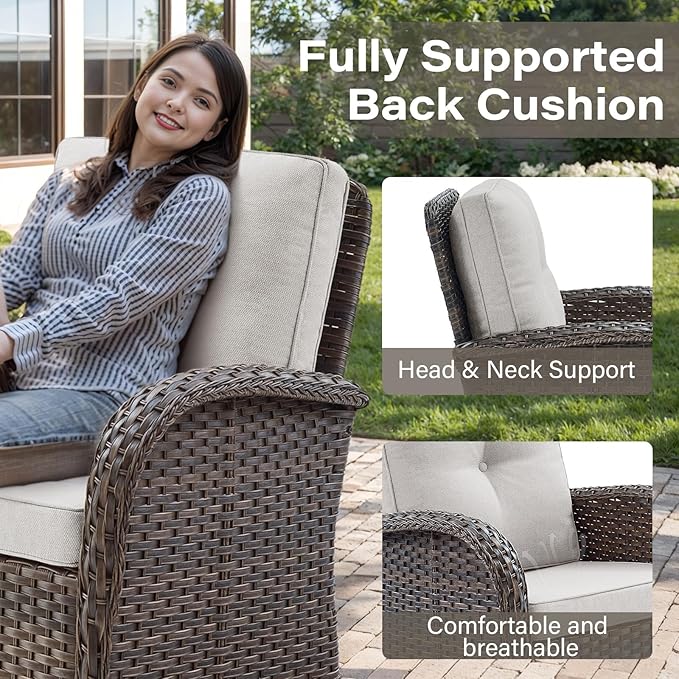 Belord Grand 13 Pieces Outdoor Patio Furniture Set - Image 5