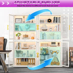 PAOFIN 67" Display Cabinet - Image 3