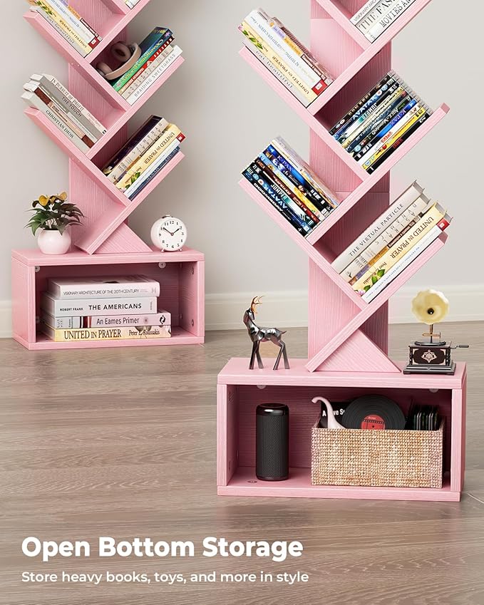 Evermagin 6 Tier Tree Bookshelf - Image 5
