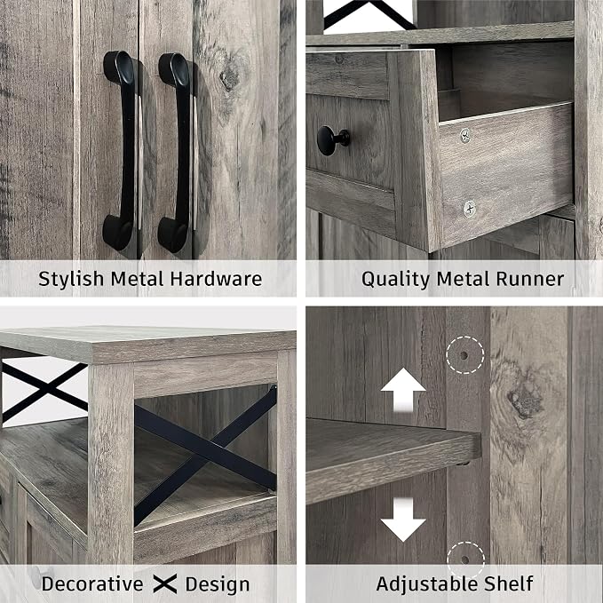 Befrases Farmhouse Storage Cabinet - Image 7