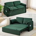 63" Convertible Sleeper Loveseat Sofa Bed, Pull Out Couch Bed by UMBFUN