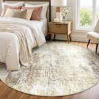 RELEANY Washable Area Rugs 8ft Non-Slip Modern Abstract Soft by RELEANY