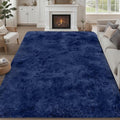 Fluffy Area Rugs 9x12 Living Room Bedroom: Ultra Soft Shag Rug Upgrade Non-Slip by Luxturiy