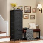 Fixwal Black Tall Skinny Dresser - Image 2