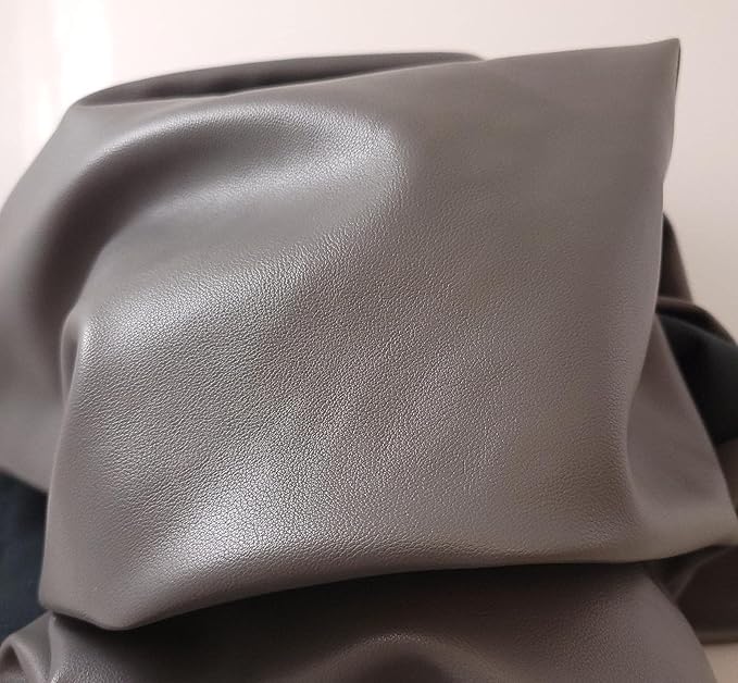 Soft Faux Vegan PU Leather by the Yard Synthetic Pleather 0.9 mm Nappa Yards - Image 3