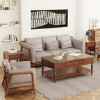 Living Room Table Set-One Rectangular Coffee Table and Two Square End Tables - Image 4