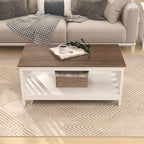 ChooChoo Farmhouse Coffee Table, 40 Inch - Image 8