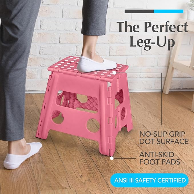 Handy Laundry Folding Lightweight Step Stool - Image 2