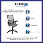 Flash Furniture Porter High-Back Swivel Office Chair - Image 12