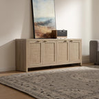 SICOTAS TV Stand for Living Room Boho Entertainment Center for Bedroom - Image 6