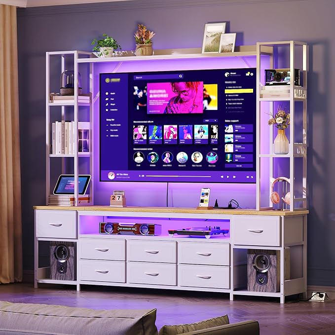 RALGEND Large Entertainment Center - Image 6