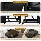 DWVO 55" Convertible Sofa Bed, 3-in-1 Sleeper Sofa - Image 4