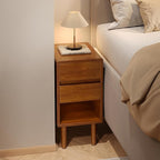 Narrow Nightstand 2 Drawers - Image 7
