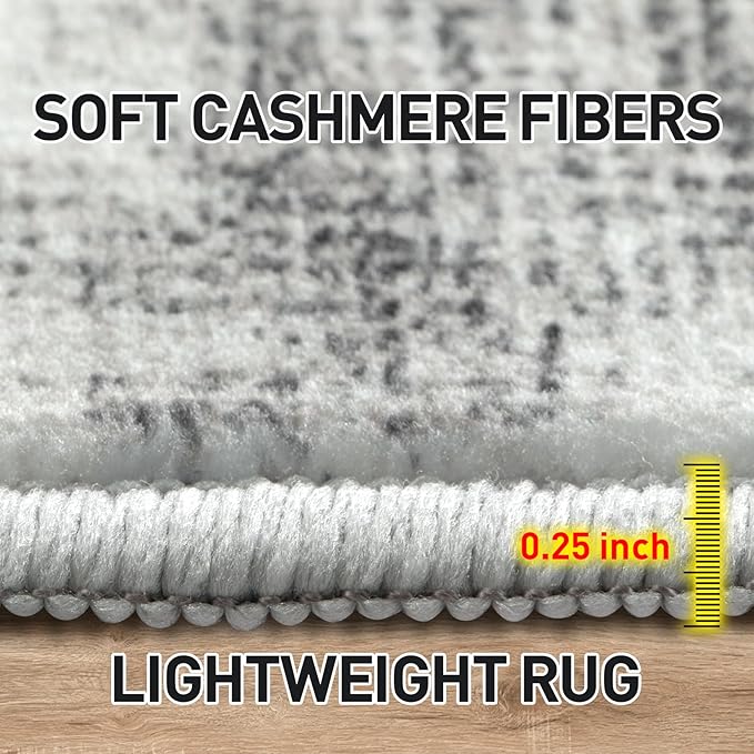 6x9 Area Rugs Washable Rug: Large Modern Abstract Living Room Rug Soft - Image 7
