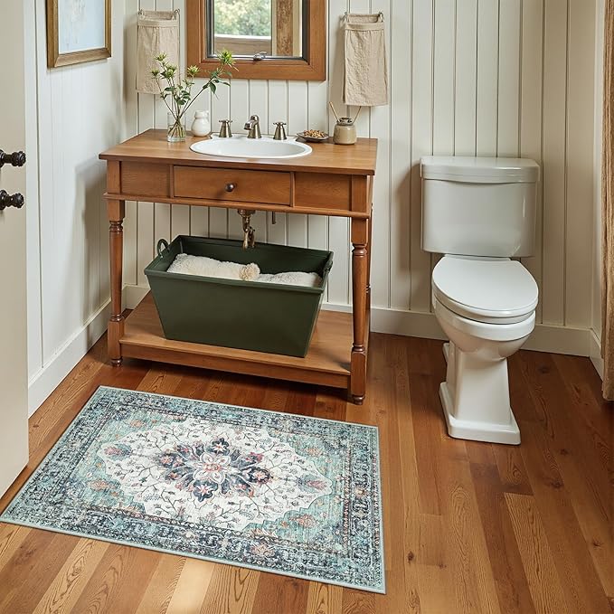 RELEANY Area Rugs 2'x3' Kitchen Rugs Entry Rug Small Rugs - Image 3