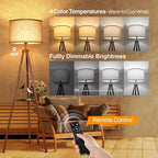 OUTON Wood Tripod Floor Lamp - Image 2