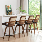 Set of 3 Bar Stools Counter Height - Image 6