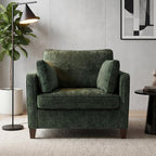 Luxury Oversized Accent Chair, 40.9" Upholstered Comfy Piping Single Armchairs - Image 3