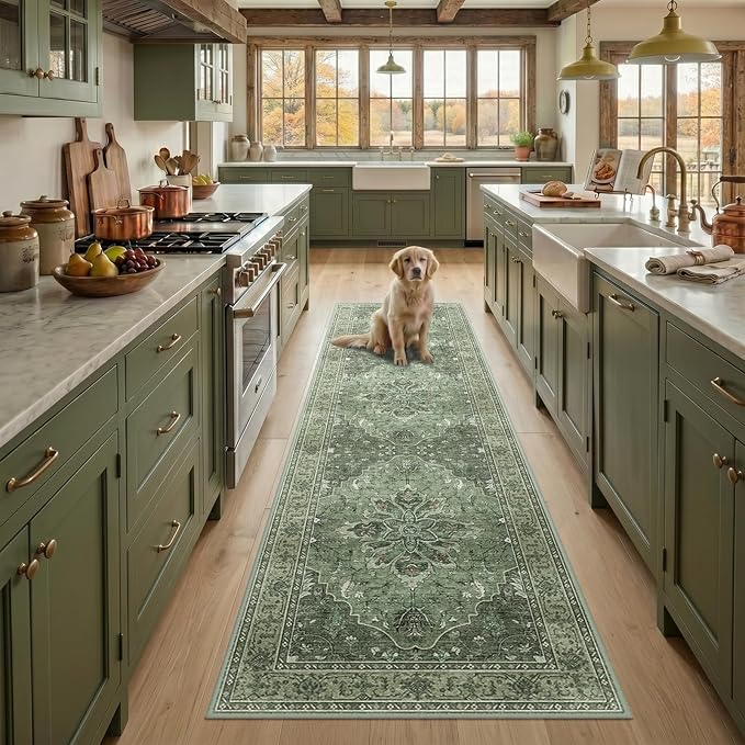 RELEANY Area Rugs 2'6"x8' Runner Rug Non Slip Washable by RELEANY