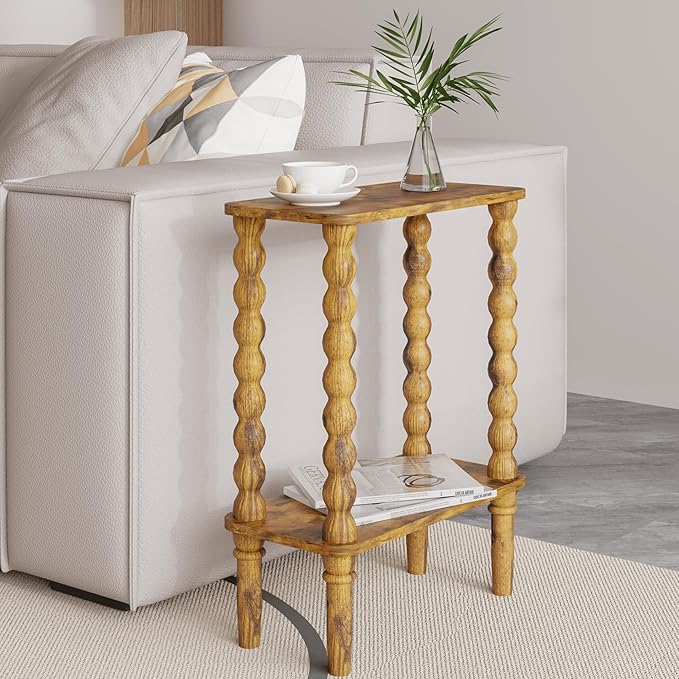 Veegle Narrow Side Table, Small End Table - Image 8